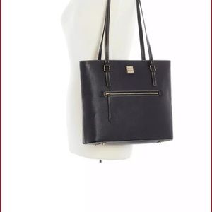 NWT Large Dooney & Bourke Shopper Tote Black/Black